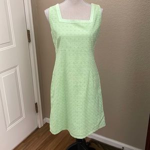Fresh Produce Mint Green Eyelet Dress